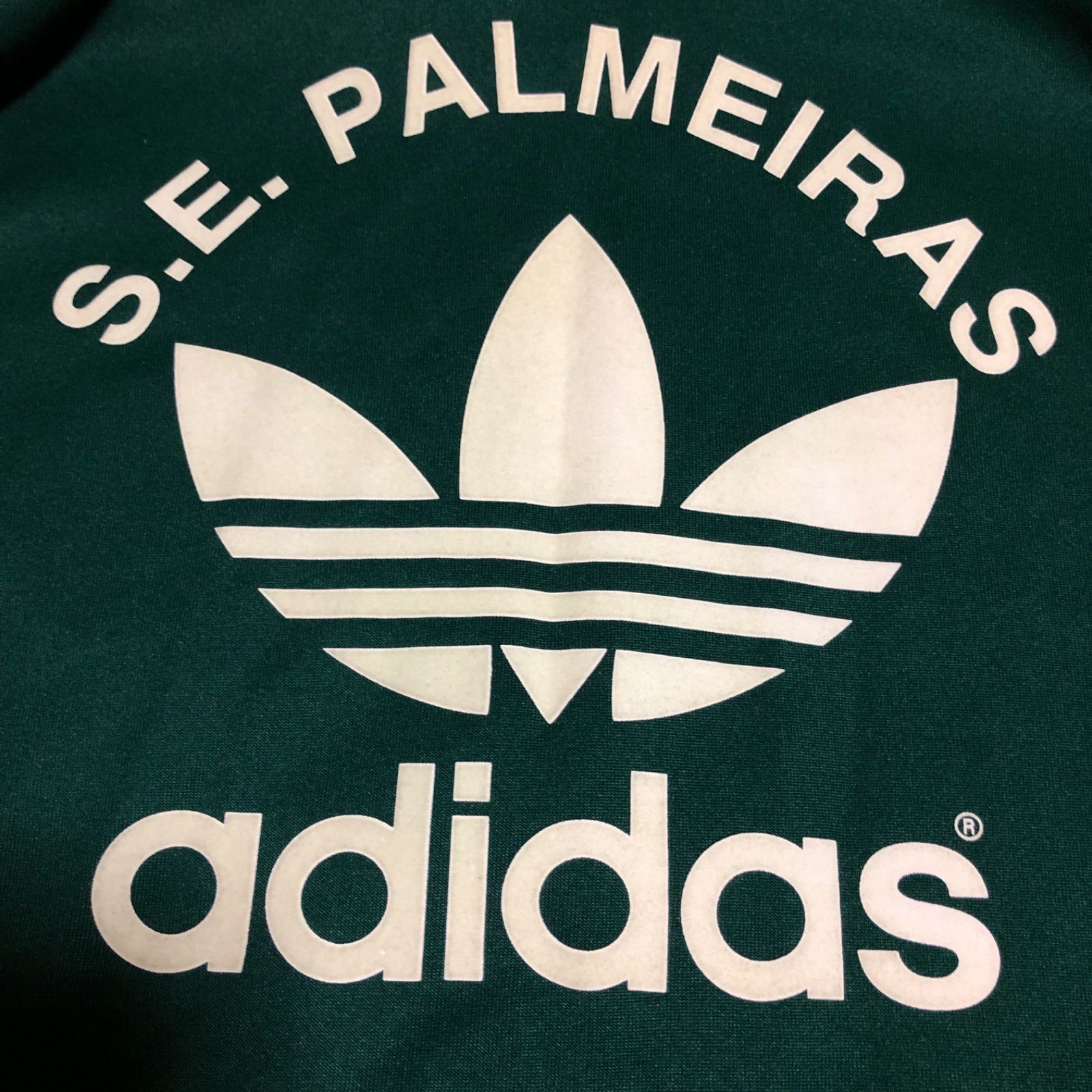 美品 L⭐️adidas トラックジャケット PALMEIRAS⚽️ビンテージ 緑