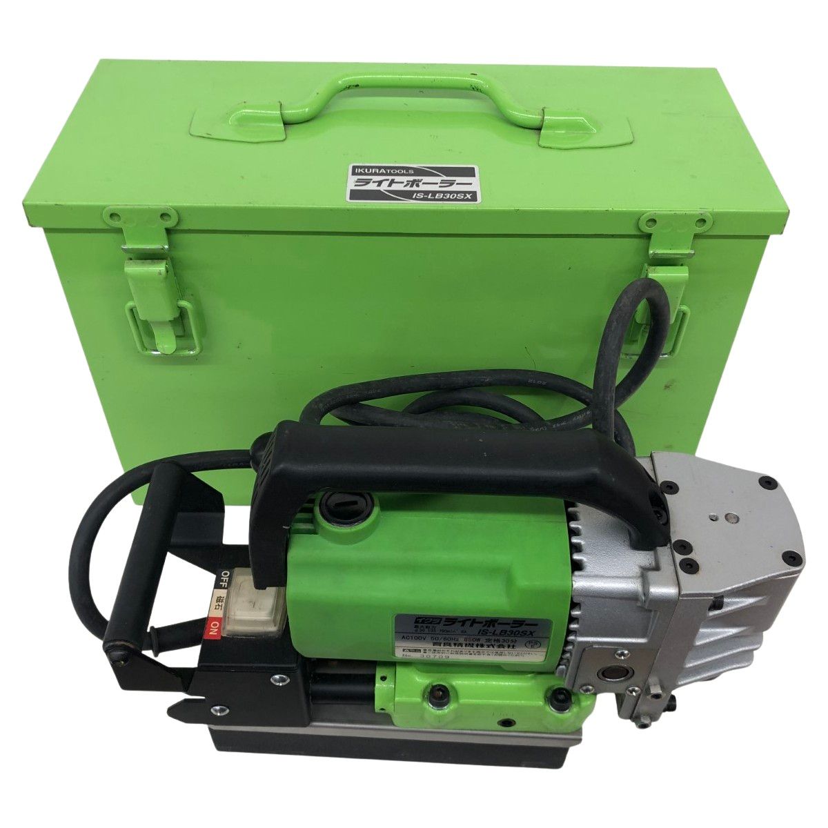 ДД育良精機 ライトボーラー IS-LB30SX グリーン やや傷や汚れあり