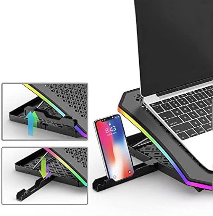 強力 クーラー ノートPC 付 2ポート 大型 冷却ファンUSBポート 【公式