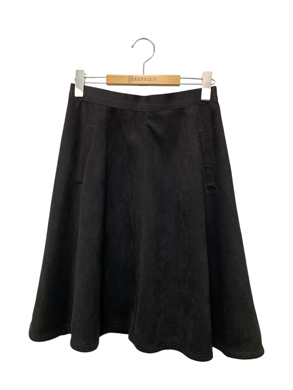 エムズグレイシー Suede Skirt 817562 スカート 40 ブラック