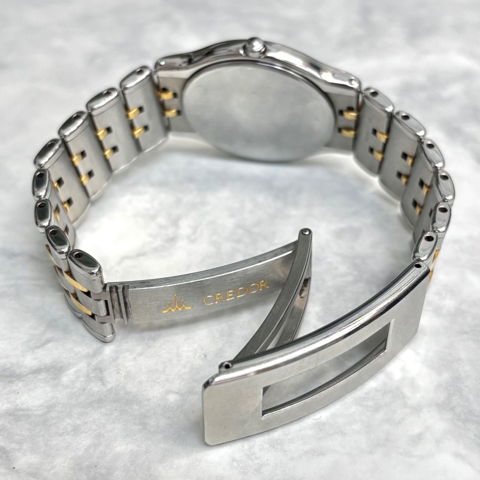 美品⭐️ SEIKOセイコー】 CREDOR クレドール 9571-6020 18KTベゼル(裏