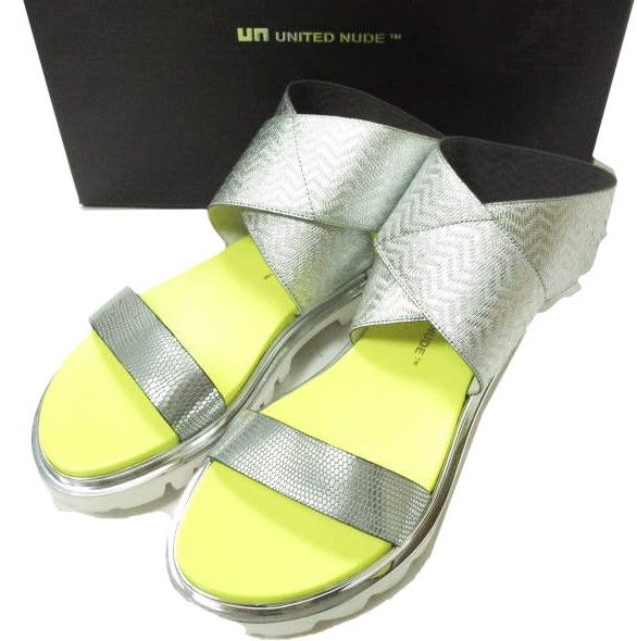 新品 UNITED NUDE ユナイテッドヌード X SANDAL ストラップフラット