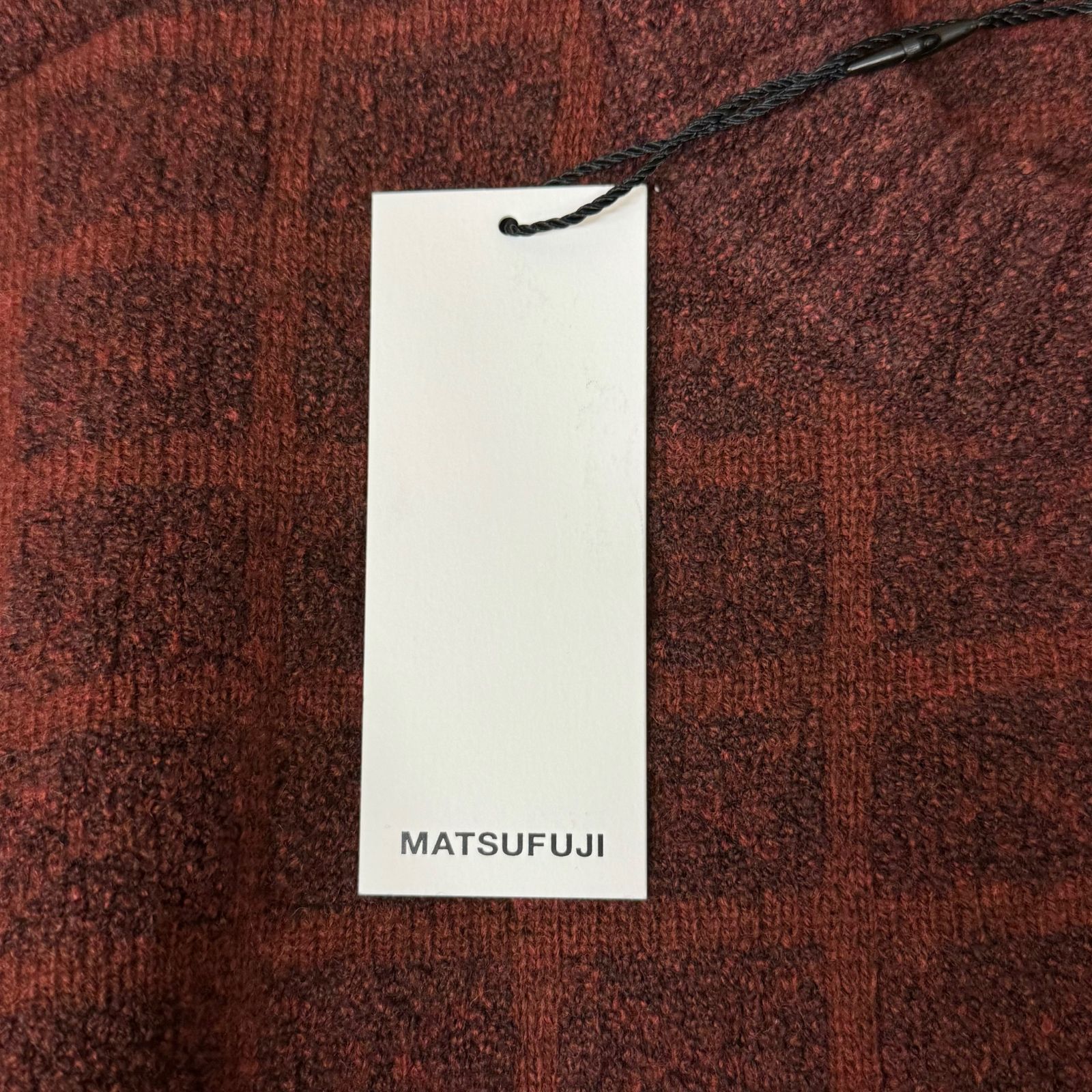定価59400円 新品 MATSUFUJI 22AW JACQUARD CARDIGAN ジャガード 