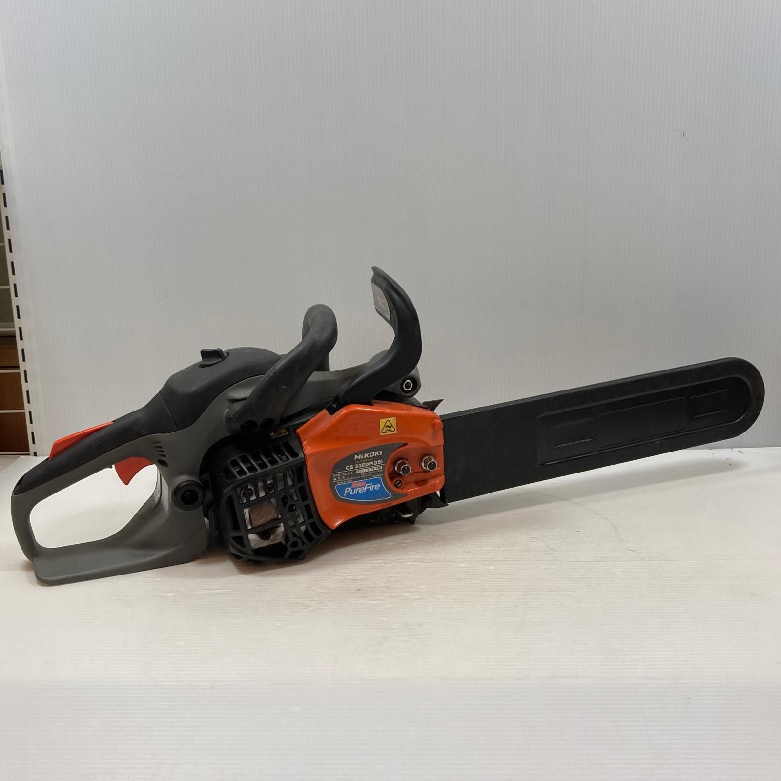 κκHiKOKI ハイコーキ 切断工具 チェーンソー CS33EDP 本体のみ 2019年製 CS33EDP オレンジ