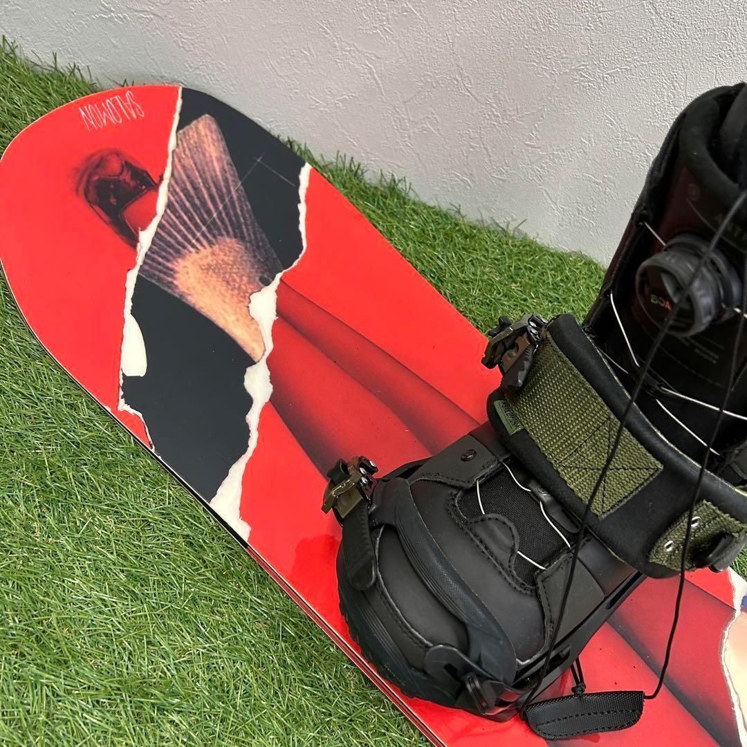 S927 SALOMON 148cm メンズスノーボードセット WHITEMONARCHHOTEL_COM