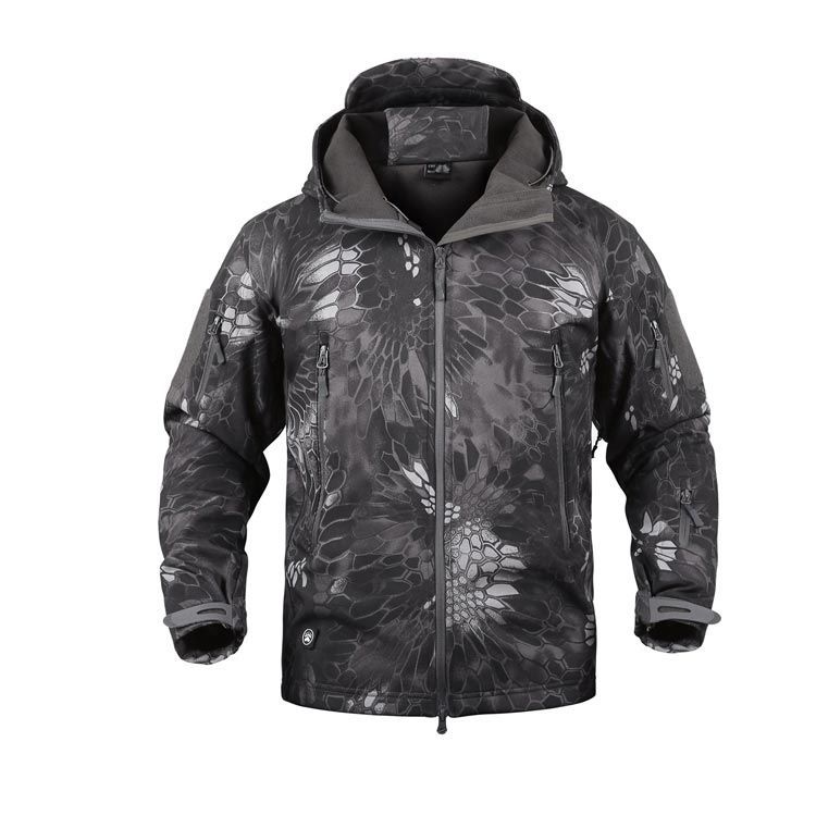 フード付きジップジャケット