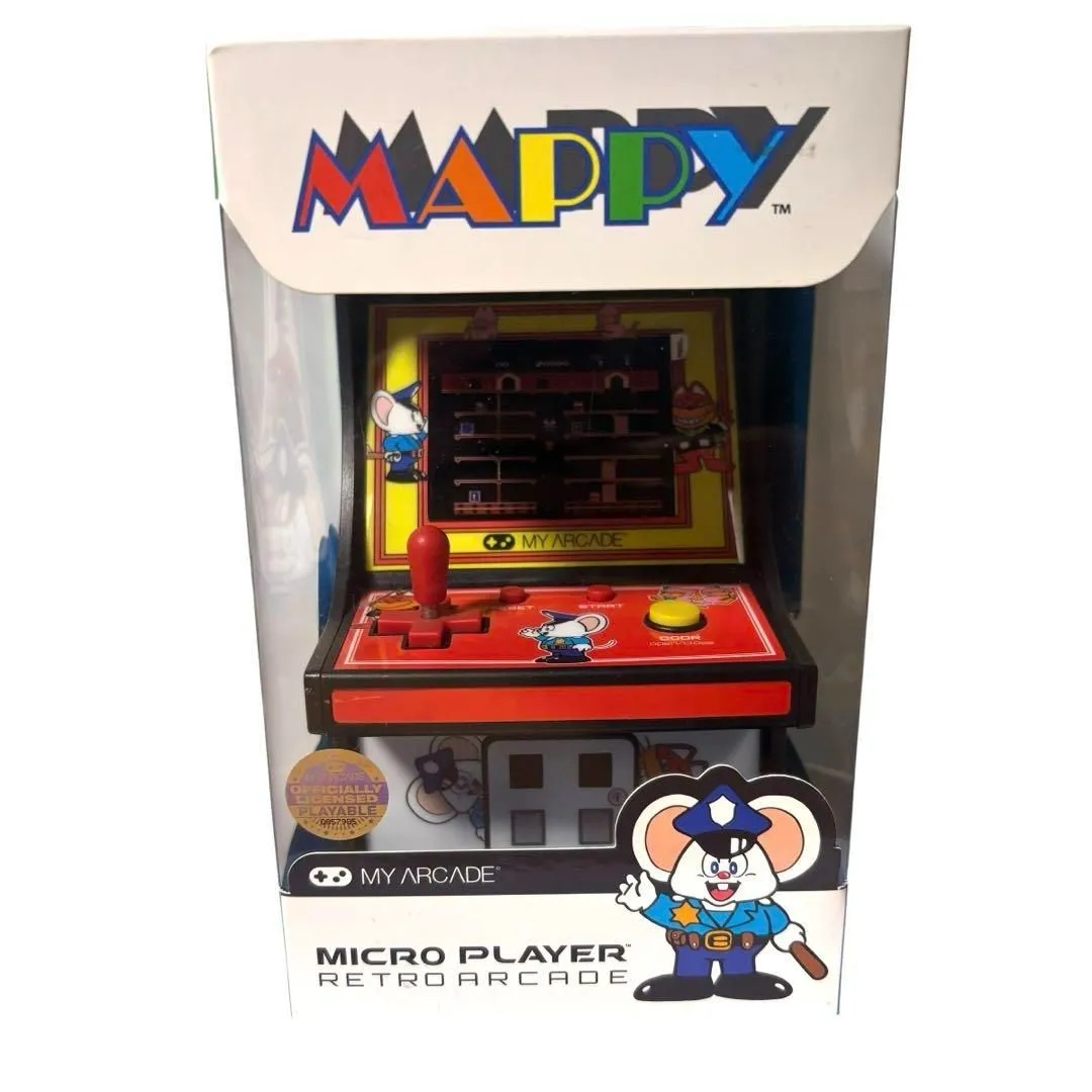 マッピー　レトロアーケード　ミニチュア Amazon.co.jp: MyArcade 6.75インチ レトロ マッピー ミニゲーム