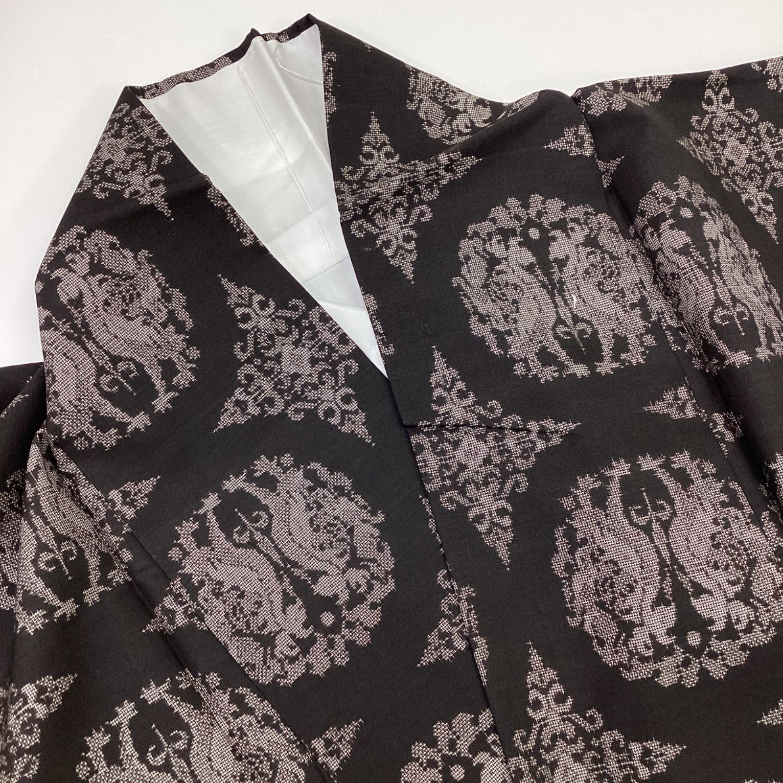 中古品、袷着物、泥大島紬、正絹、リメイク素材R764 - メルカリ