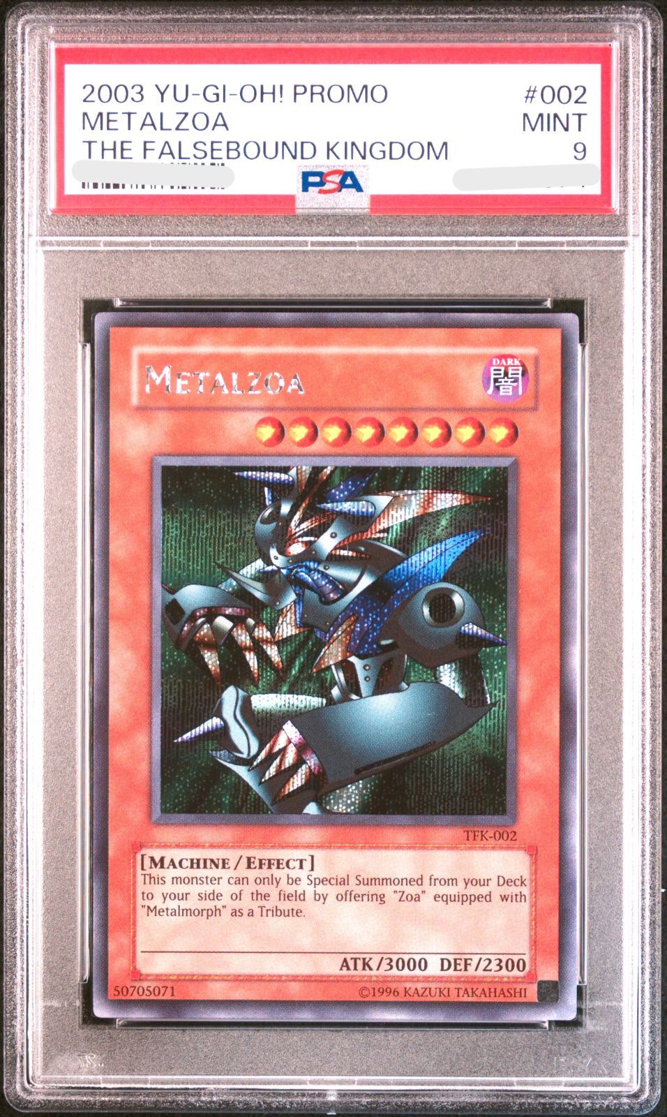 （PSA9）英語版 シクレア　lzoa メタルデビルゾア TFK-002 PSA9）英語版 シクレア lzoa メタルデビルゾア TFK-002 英語版