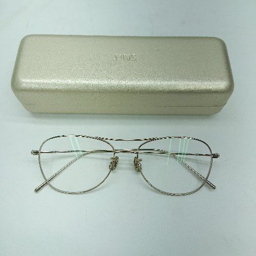 ◇ Θ ◎ JINS ジンズ MTF-17A-049 ツーブリッジ メガネ サイズ