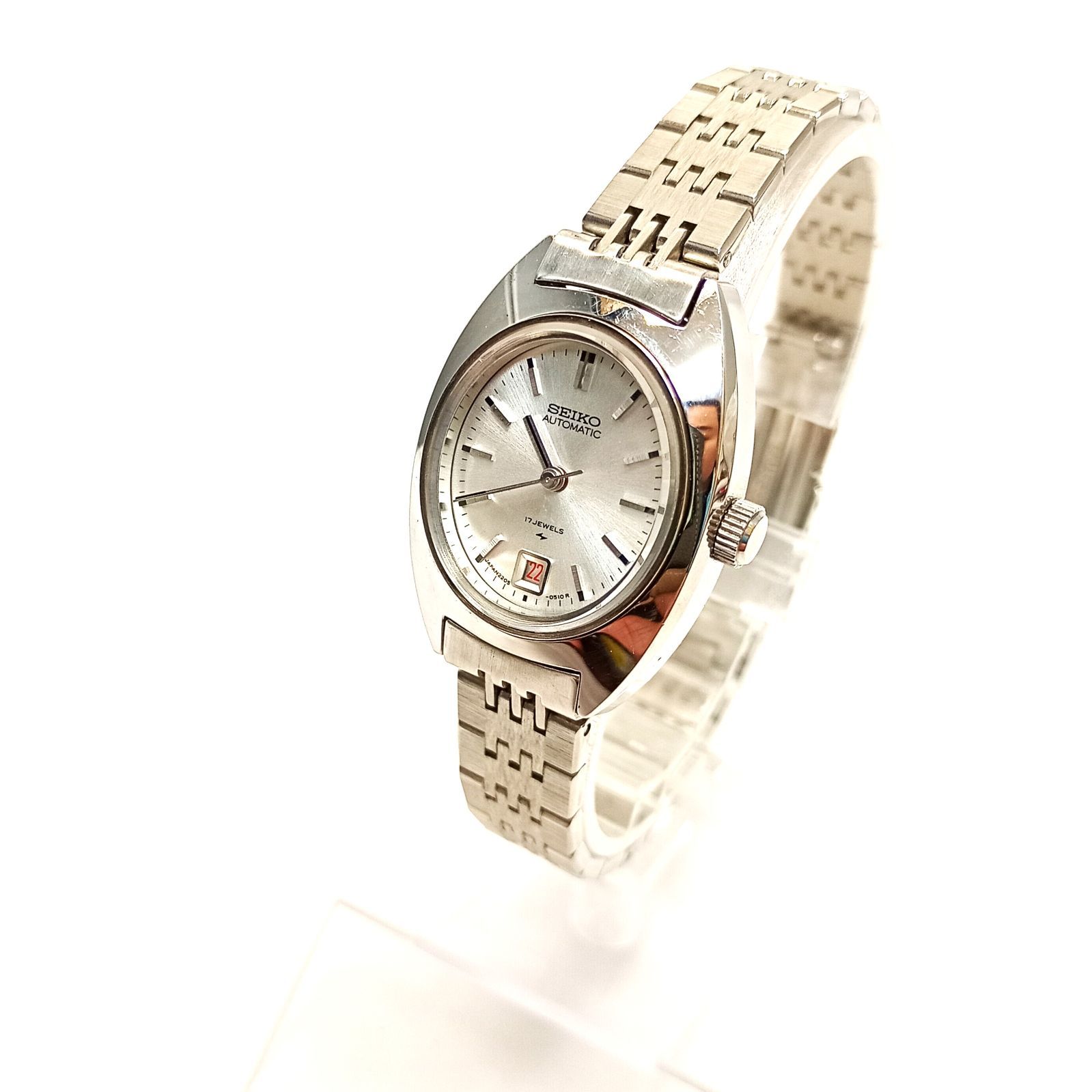 稼働品】SEIKO 腕時計 17ジュエル 自動巻き 3針 デイト - メルカリ