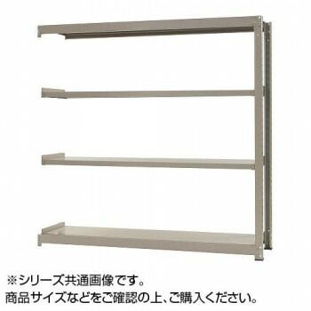 中量ラック 耐荷重300 kgタイプ 間口1200×奥行450×高さ1200 mm 4段 ニューアイボリー