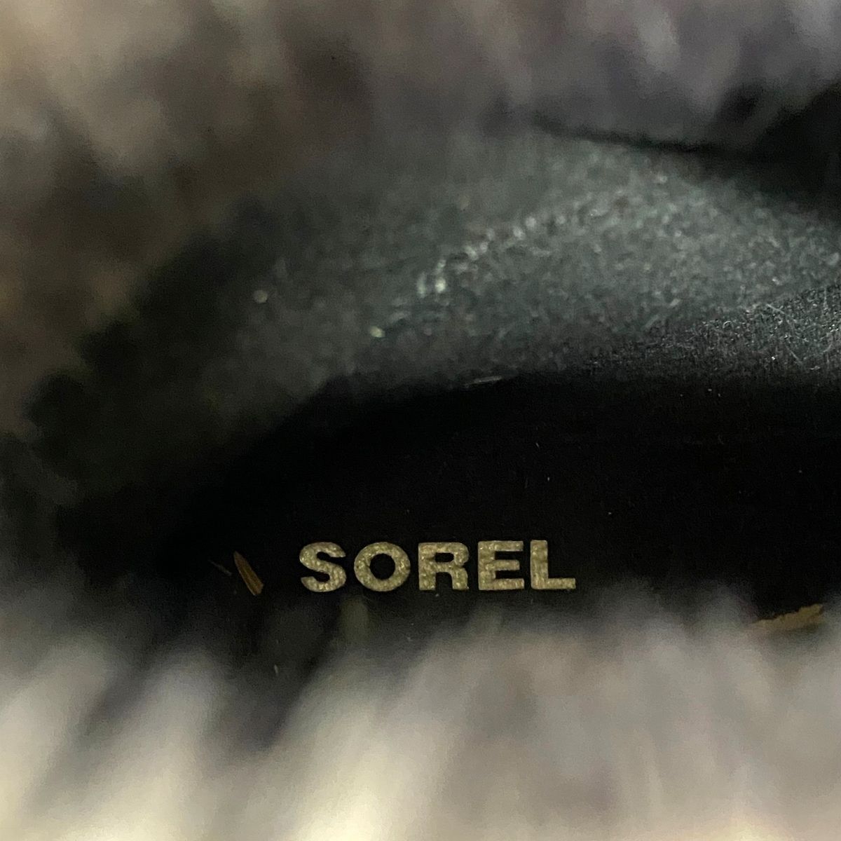 SOREL(ソレル) ショートブーツ メンズ 黒×ライトグレー スエード×レザー