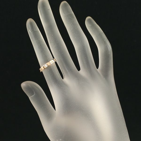 Cartier　エングレーブド リング　18K 1ダイヤ PG Cartier エングレーブド リング 18K 1ダイヤ PG Cartier