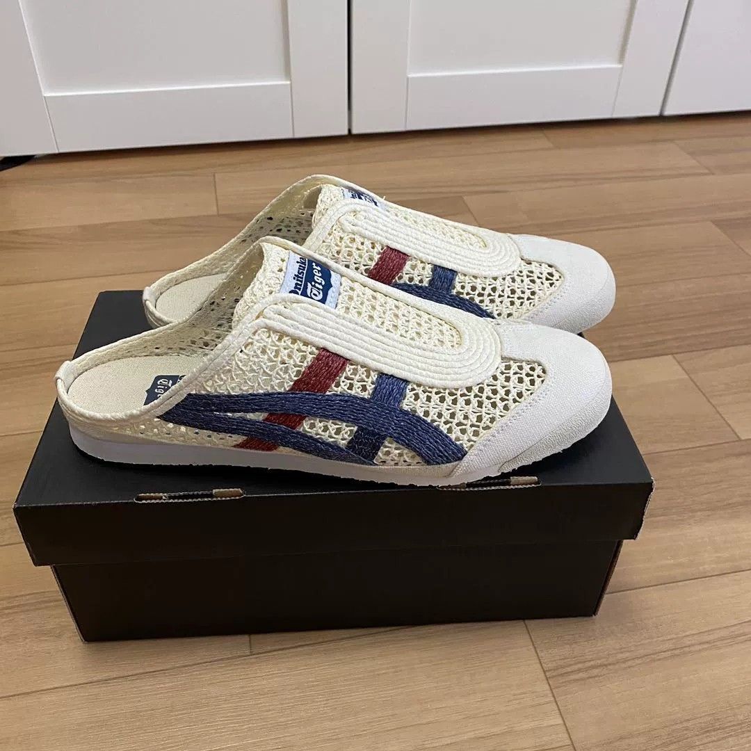 Onitsuka Tiger オニツカタイガー ミュール MEXICO 66 SABOT CREAM MAKO BLUE メキシコ66 サボ クリーム マコブルー メンズ レディース 男女共用