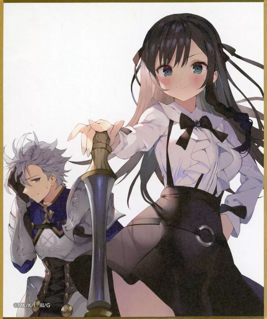 中古】紙製品 デザインC ミニ色紙 「くじ引き堂 ギルドの受付嬢ですが