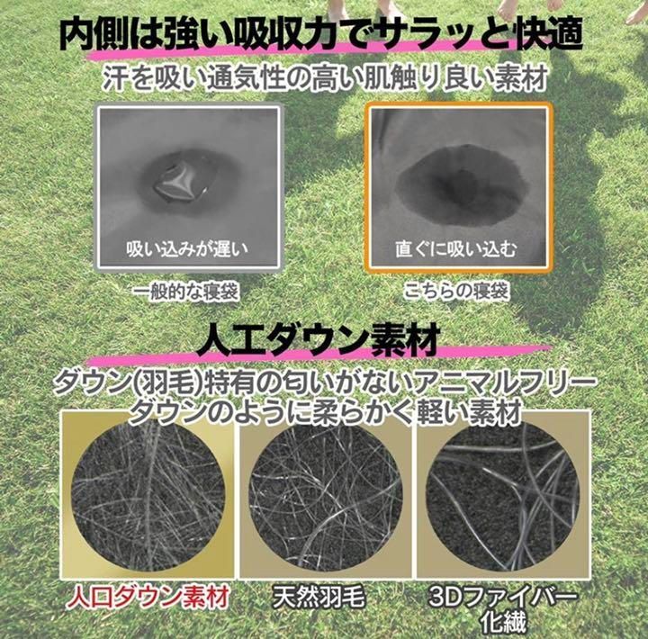 【ピンク2点】寝袋 シュラフ キッズ 人工ダウン オールシーズン 210T ピンク3点】寝袋 シュラフ キッズ 人工ダウン オールシーズン