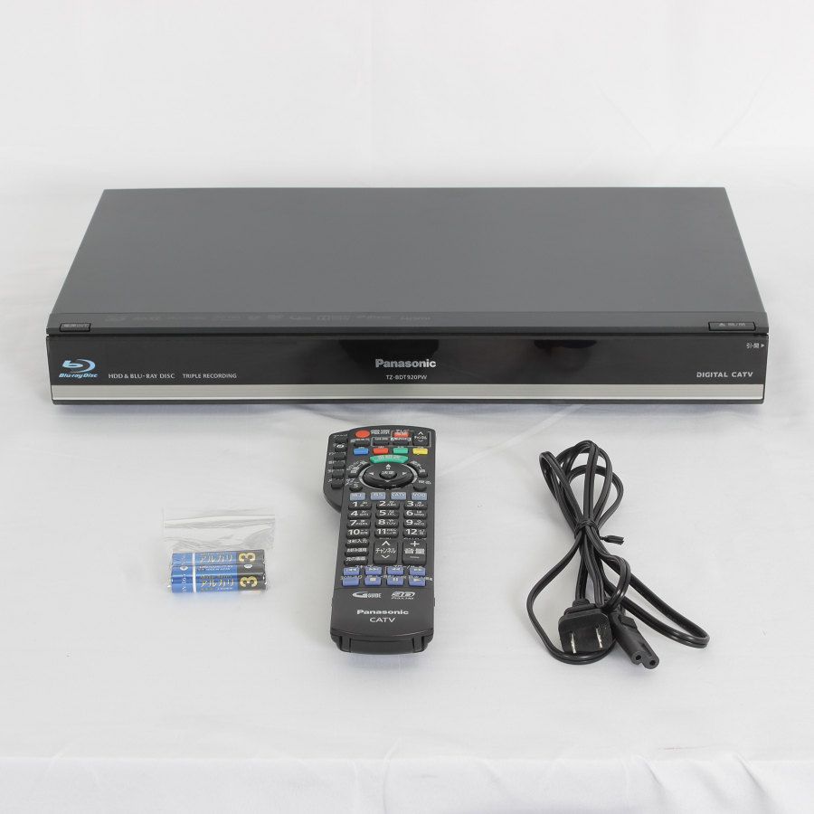 パナソニック BDレコーダー TZ-BDT920PW 中古品3655（ブルーレイ