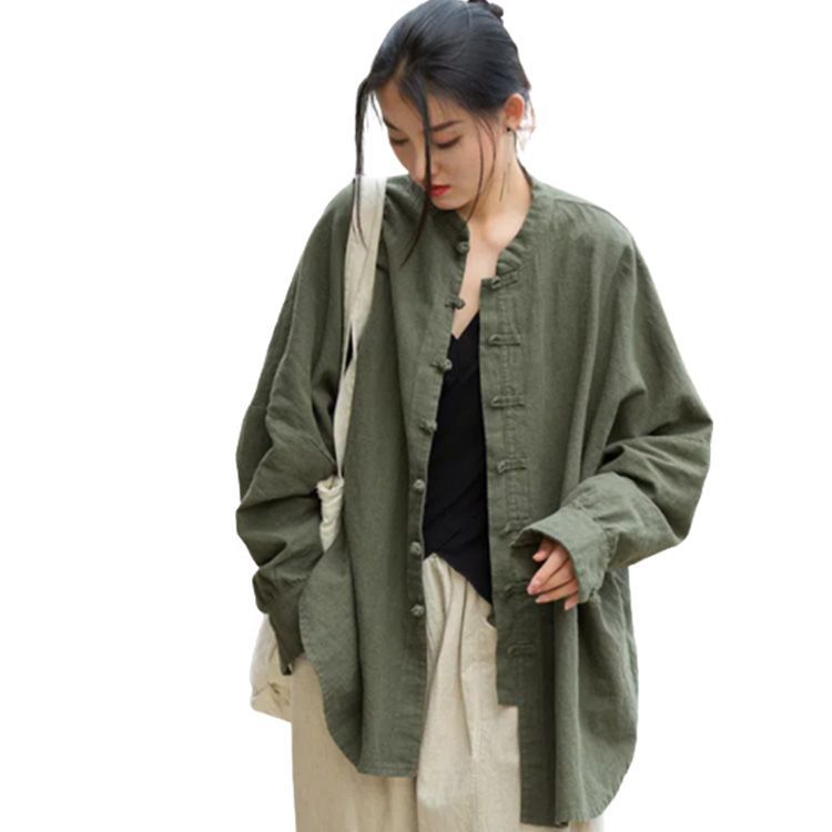 サマージャケット ジャケット カーディガン 綿麻ジャケット