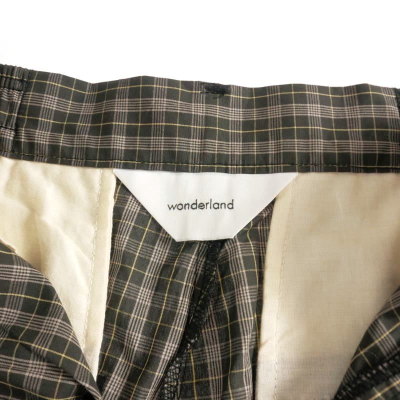 ワンダーランド wonderland Check pants チェックパンツ ワンダーランド wonderland Check pants チェックパンツ