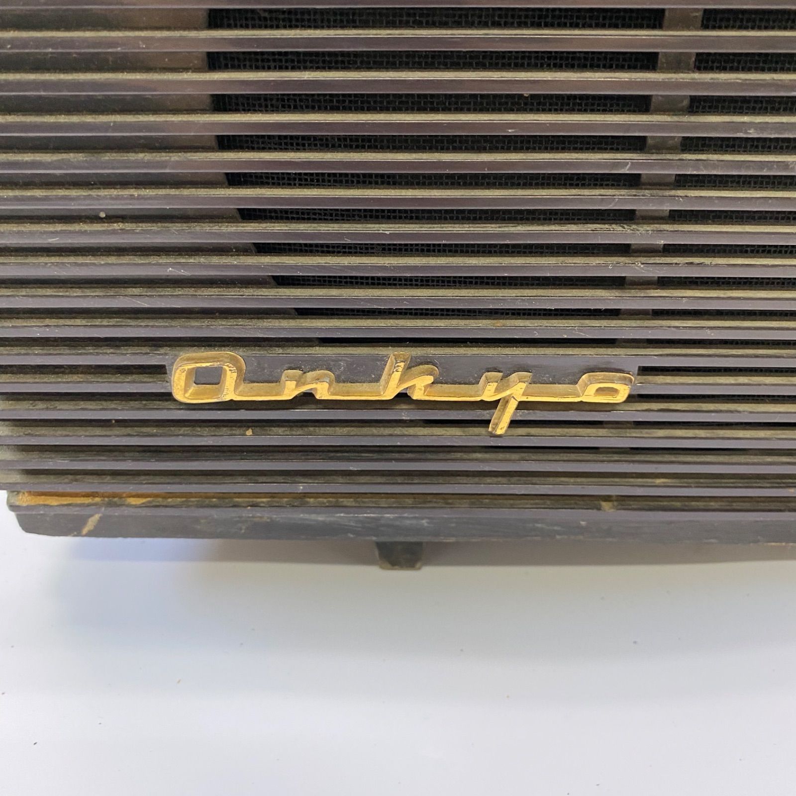 A213-7 YAZAKI 真空管ラジオ アンティーク 昭和レトロ ジャンク A213-7 YAZAKI 真空管ラジオ アンティーク 昭和レトロ ジャンク