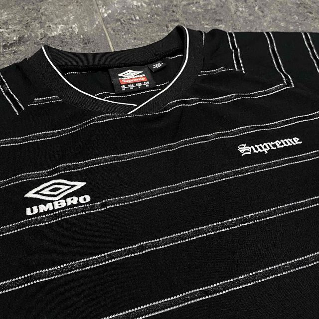 Supreme 25ss x Umbro Stripe Soccer Jersey Size-M
