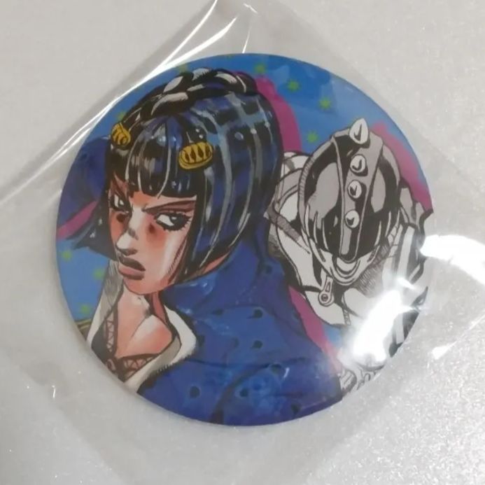 ジョジョ展　ブチャラティ 缶バッジ ジョジョ ジョジョ展 第5部 黄金の風 缶バッジ ブチャラティ - メルカリ
