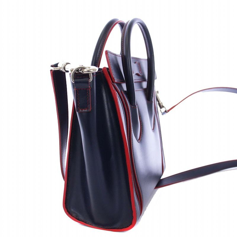 セリーヌ CELINE ラゲージ ナノショッパー 2WAY スムースカーフ 