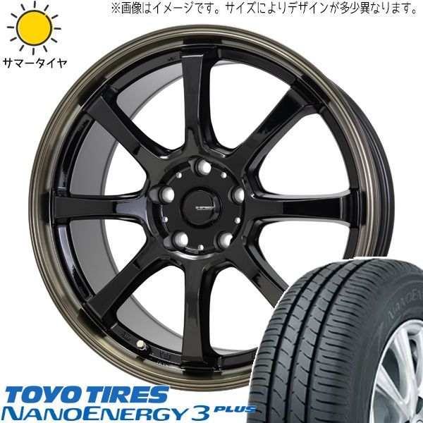 マジェスタ 225/50R17 ホイールセット | トーヨー ナノエナジー3 u0026 P08 17インチ 5穴114.3 