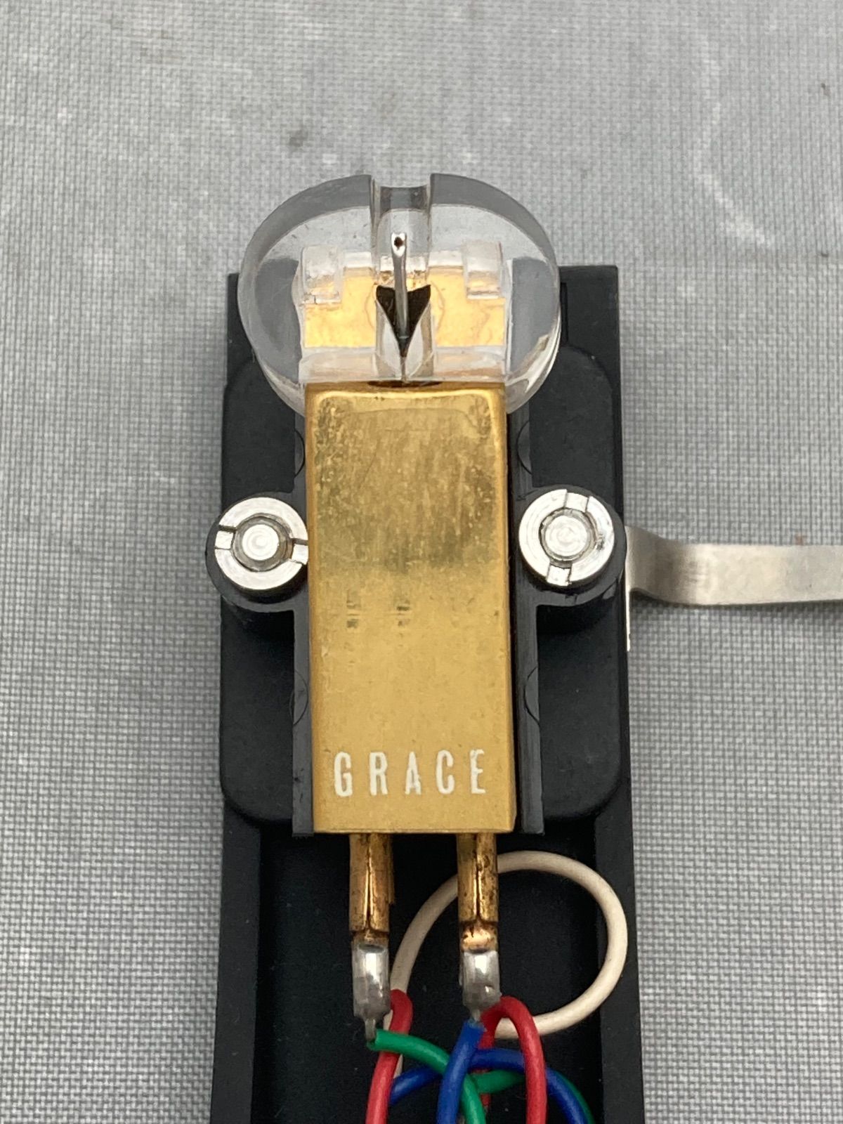 GRACE レコードカートリッジ ヘッドシェル付 ☆ GRACE カートリッジ + pioneer パイオニア ヘッドシェル