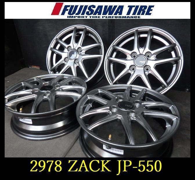 2978 J▲ ▲ZACK JP-550 ホイール▲14x4.5J 4穴 PCD100 45▲4本