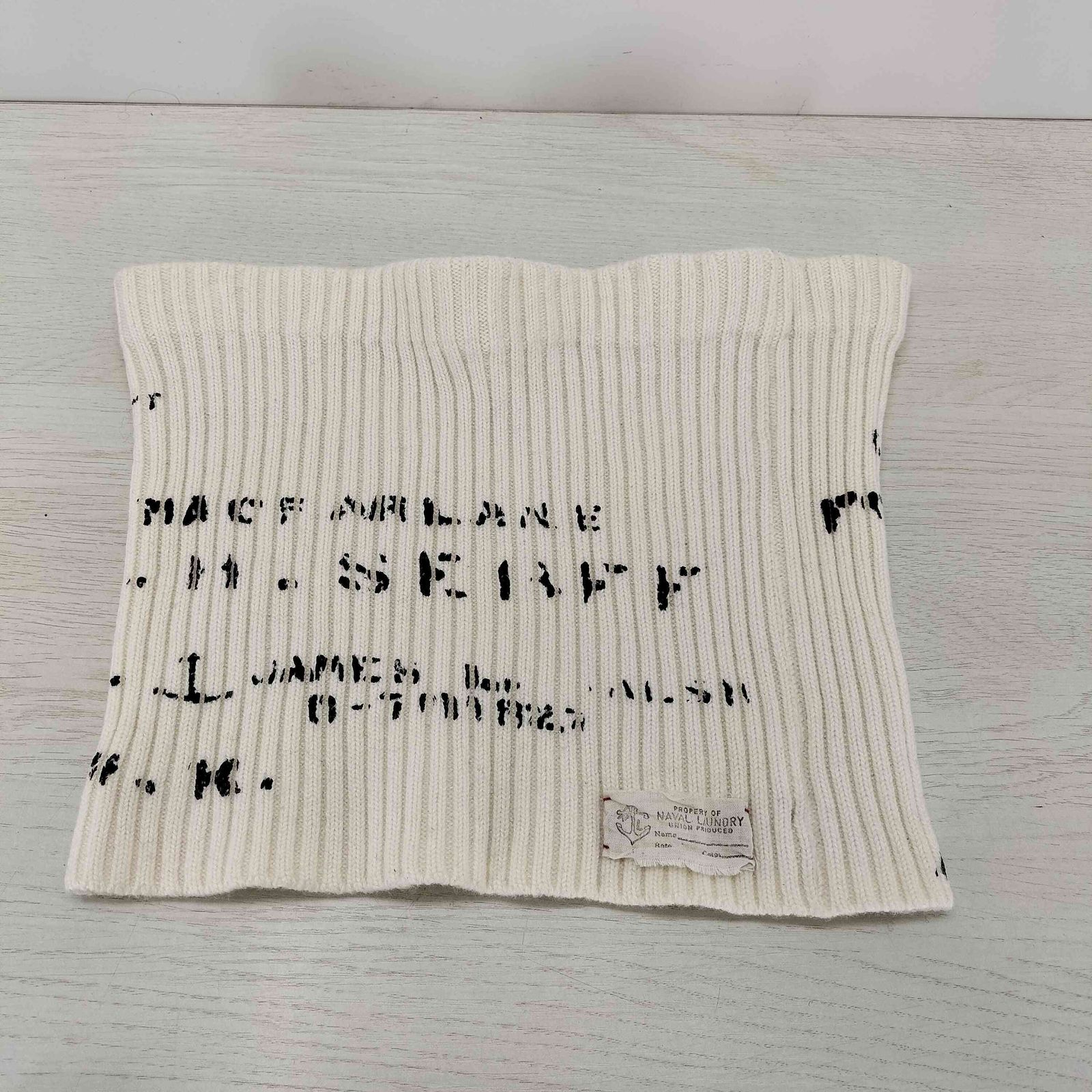 キャピタル KAPITAL ネックウォーマー メンズ FREE 縮絨ウール