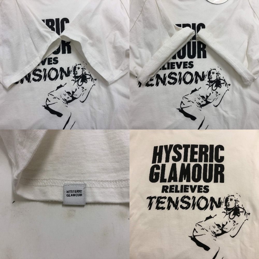 ヒステリックグラマーカウチン　ホワイト HYSTERIC GLAMOUR ヒステリックグラマー カウチンセーター 良好