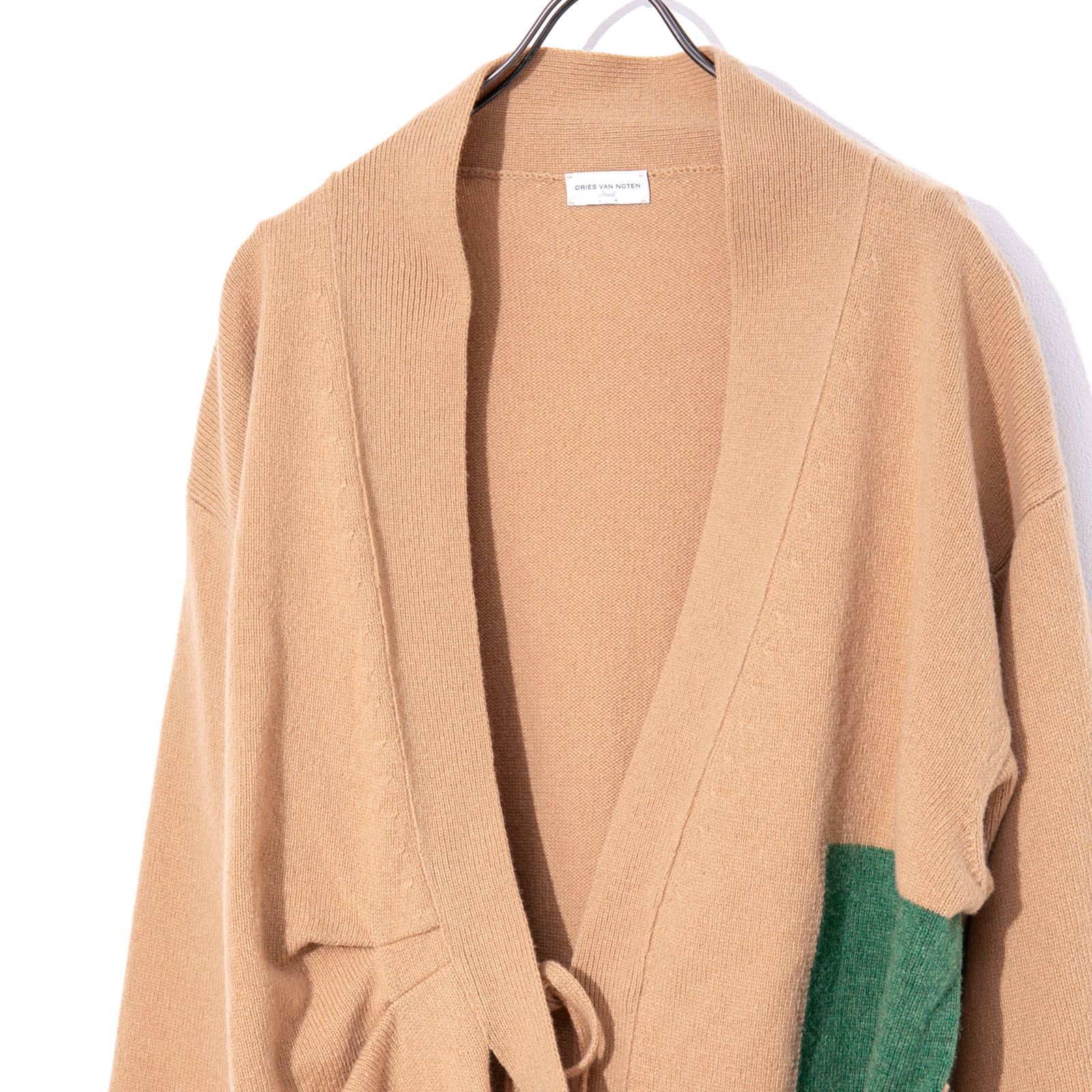 DRIES VAN NOTEN カーディガン DRIES VAN NOTEN - DRIES VAN NOTEN ウール ニット カーディガン