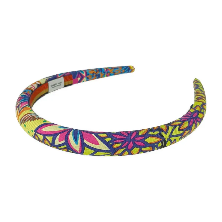 未使用HERMESグレンダ編み込みピンクカチューシャ HERMES - 未使用HERMESグレンダ編み込みピンクカチューシャの