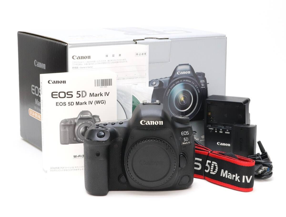 C 実用品 CANON キヤノン EOS 5D Mark lV ボディ 初期不良返品可 110-16