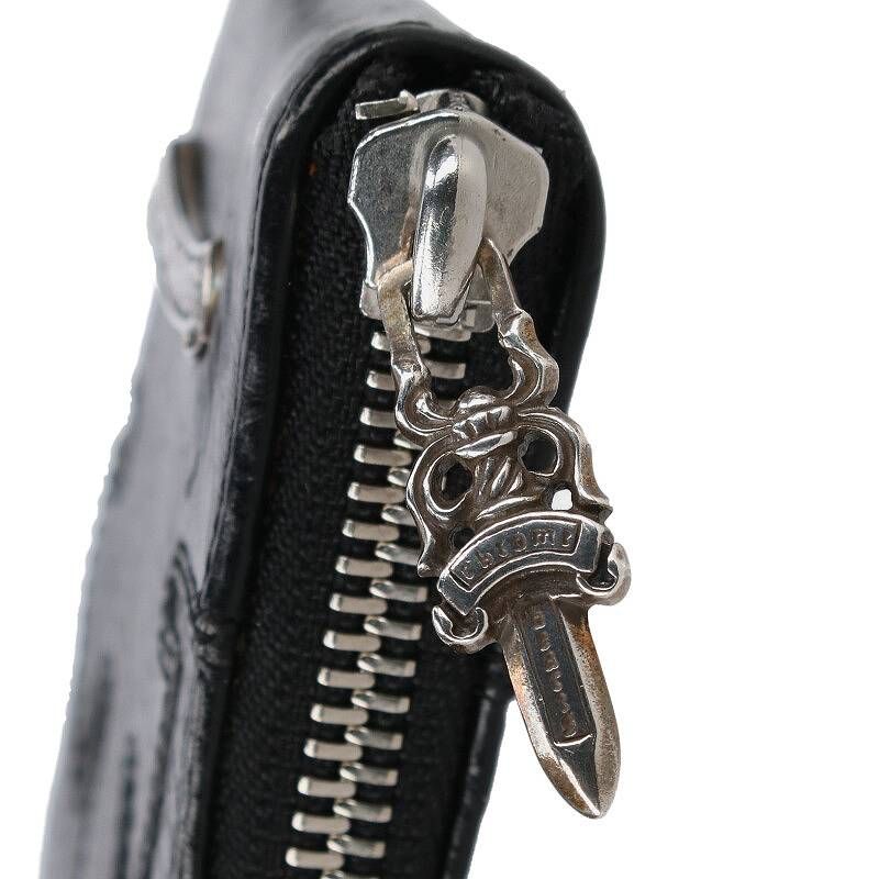 クロムハーツ ONE TRILLION DOLLARS フレアニーダガージップレザー  