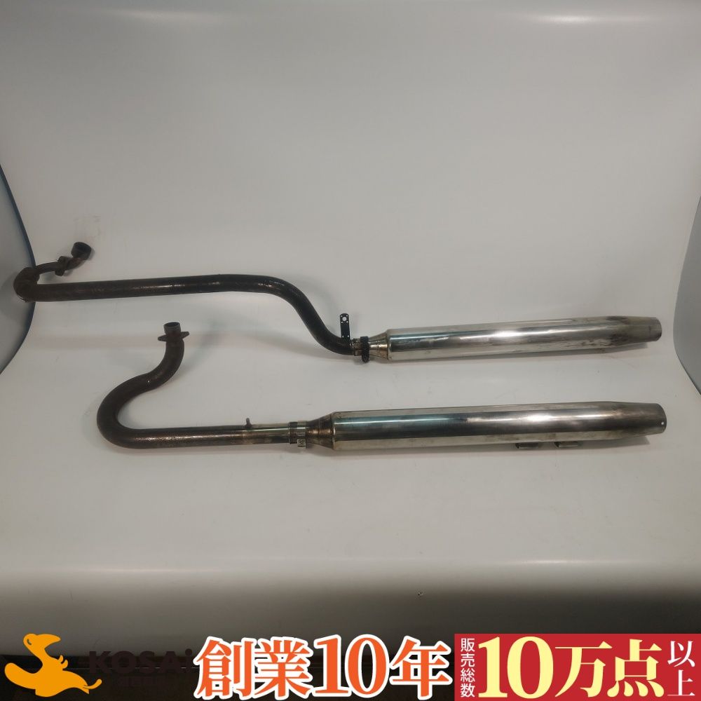ハーレー FLHTC1580 HOT RUNGEN ホットランGEN フルエキマフラー ガリ傷あり 車種曖昧なため写真で分かる方へ
