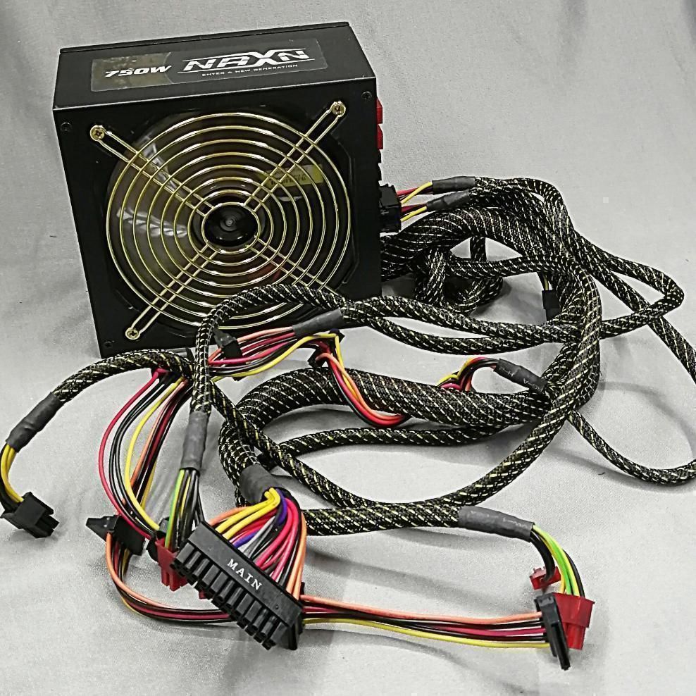 【動作確認済】PC用電源ユニット 750W *ENERMAX* CyberG II 750 Watt 80 PLUS Gold Non-Modular ATX 3.1 Power