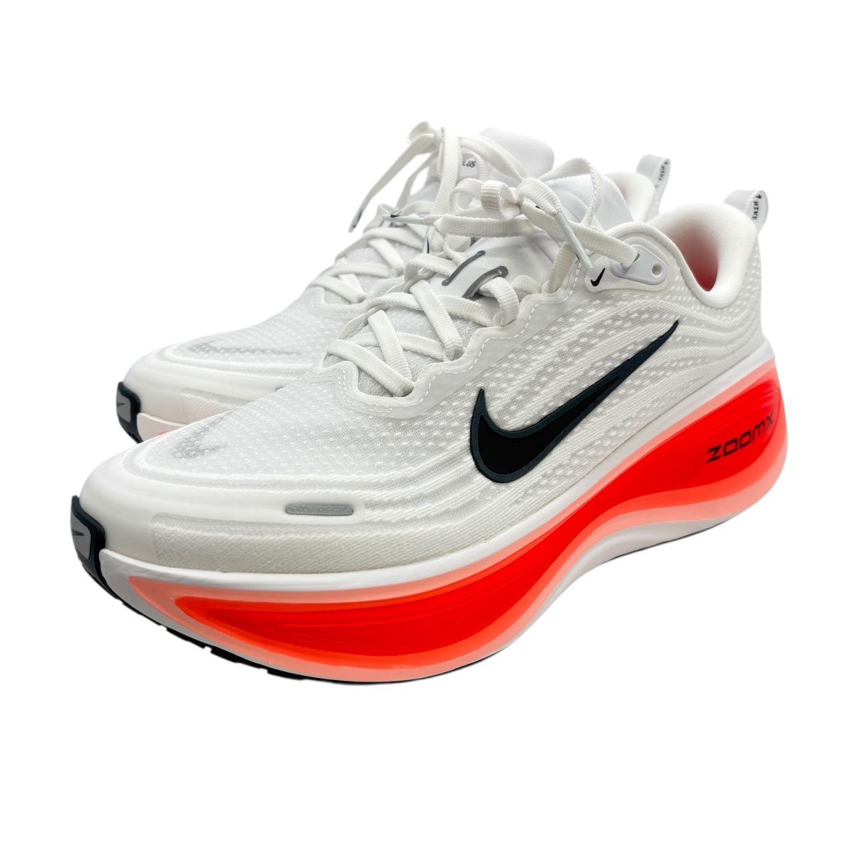 0643 Nike Vomero Plus White Bright Crimson Metallic Silver Black ランニングシューズ 27 cm HV 8150-100 箱有 ナイキ ボメロ プラス スニーカー