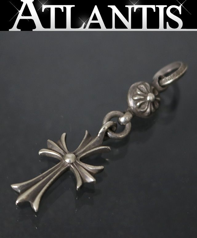 【正規品】大幅値下げ中　クロムハーツ タイニーCHクロス ペンダント SV925 CHROME HEARTS 銀座店 クロムハーツ 1ボール タイニー CHクロス
