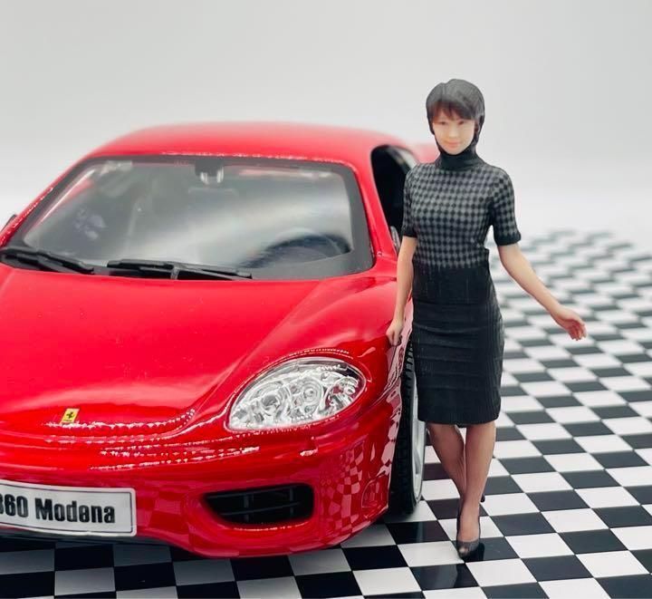 JOY2-RED 1/18★フィギュア★1/64より大★ミニカーに★ジオラマに JOY2-RED 1/18☆フィギュア☆1/64より大☆ミニカーに☆ジオラマに JOY2