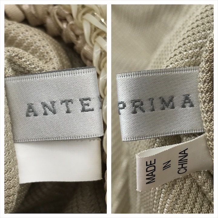 美品 ANTEPRIMA アンテプリマ 2WAY ワイヤー ターンロック チェーン