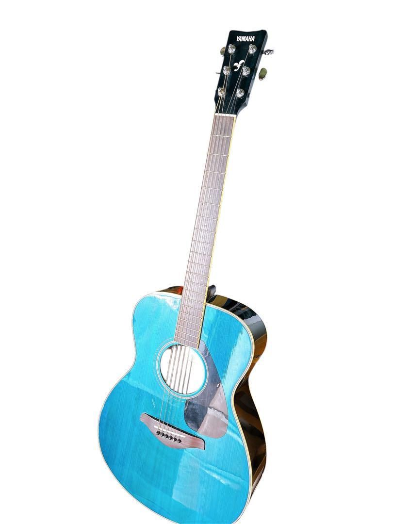 レア色】YAMAHA FS820 アコースティックギター ブルー レア色