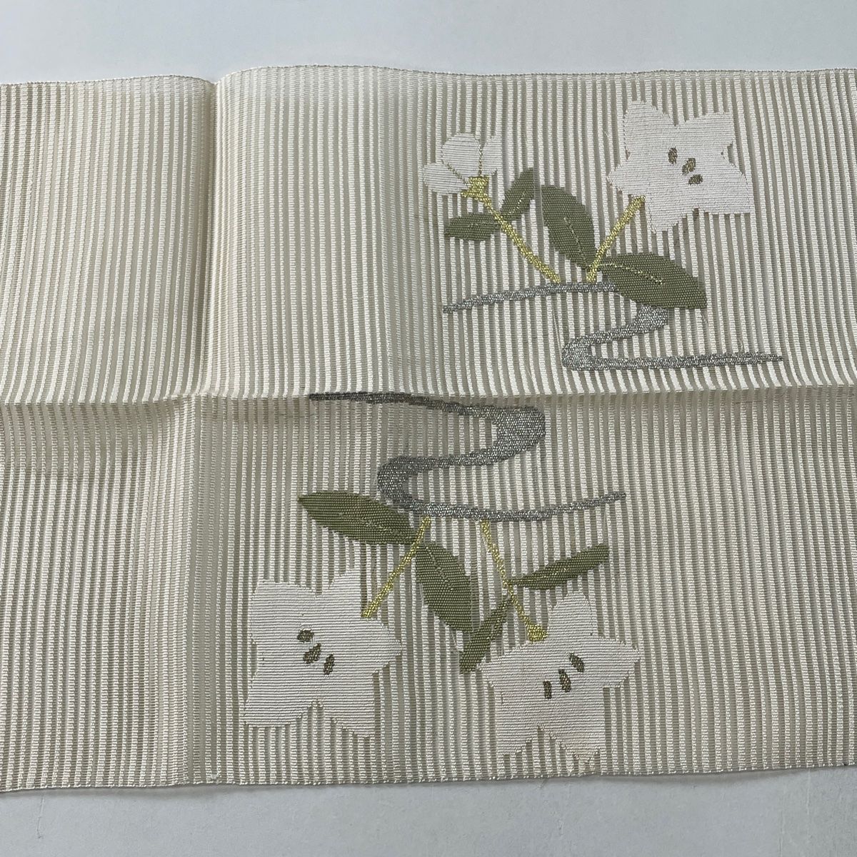 松葉仕立て 八寸名古屋帯