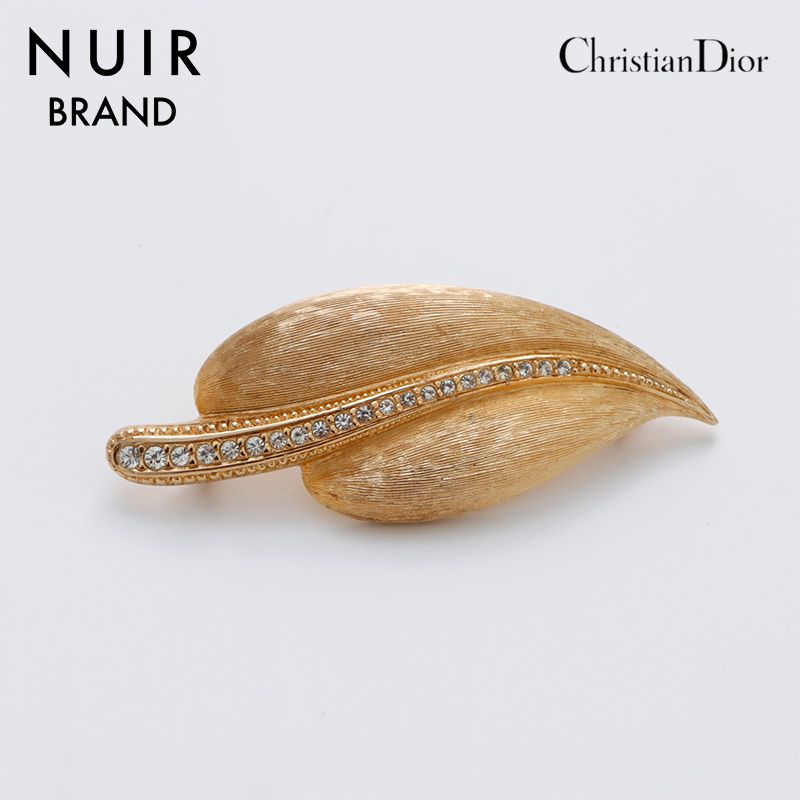 vintage ディオール DIOR リーフ ブローチ Christian Dior クリスチャンディオール ブローチ ライン