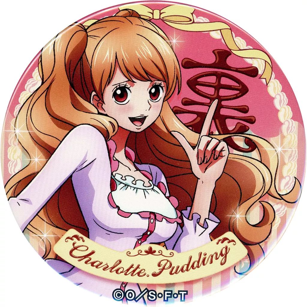 中古】バッジ・ピンズ シャーロット・プリン 「ワンピース “輩”缶