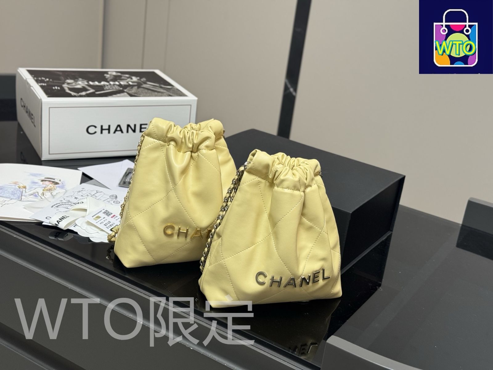 今日特価】Chanel シャネル ミニ22バッグ 象徴的な菱格柄が特徴