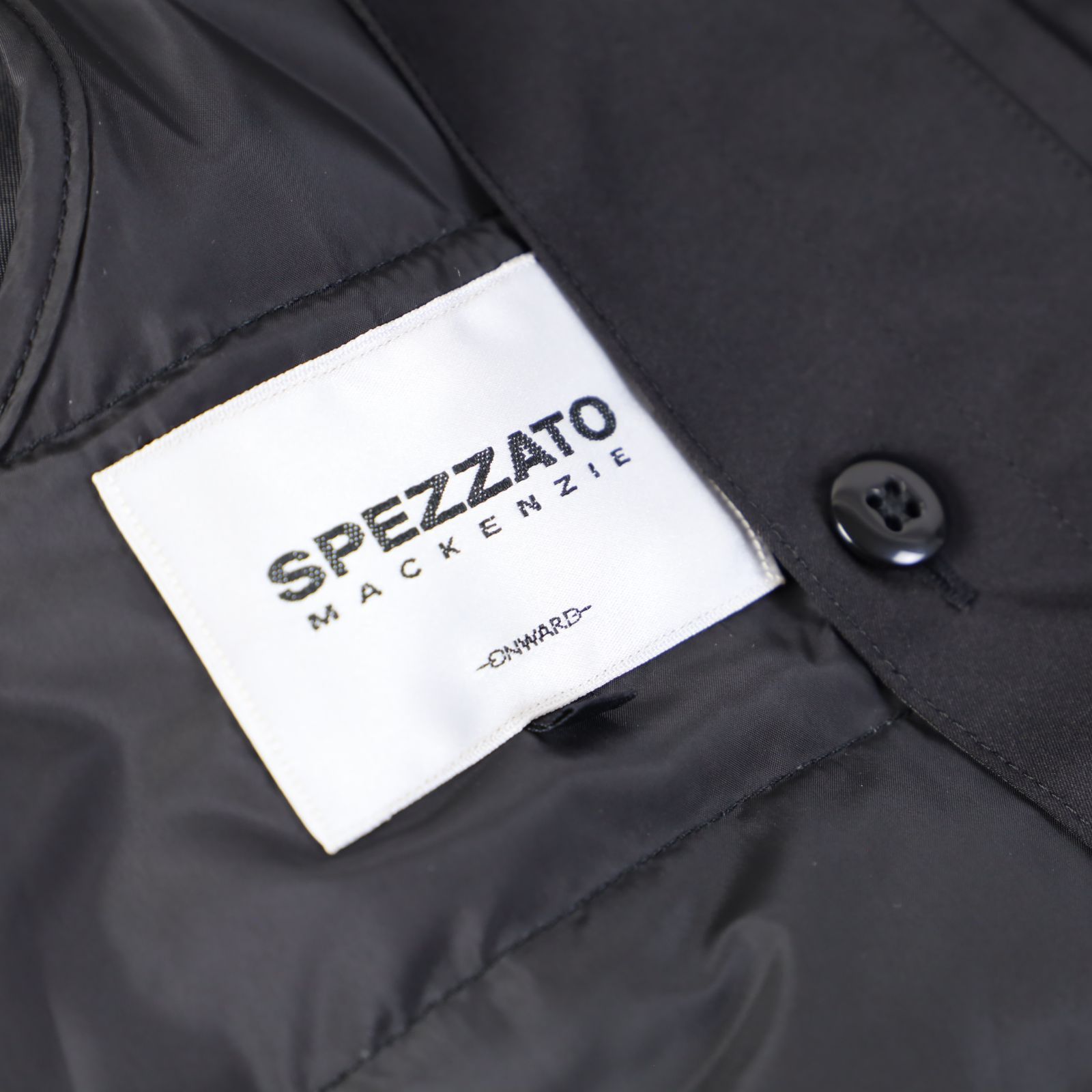 新品◆防寒 オンワード樫山 マッケンジー SPEZZATO MACKENZIE★ダウンライナー付スタンドカラーコート LL 黒 新品◇春夏☆オンワード樫山 マッケンジー SPEZZATO MACKENZIE