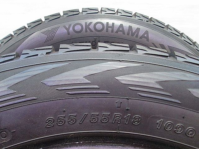 中古スタッドレス■255/55R18 4本■ヨコハマice GUARD SUV G075